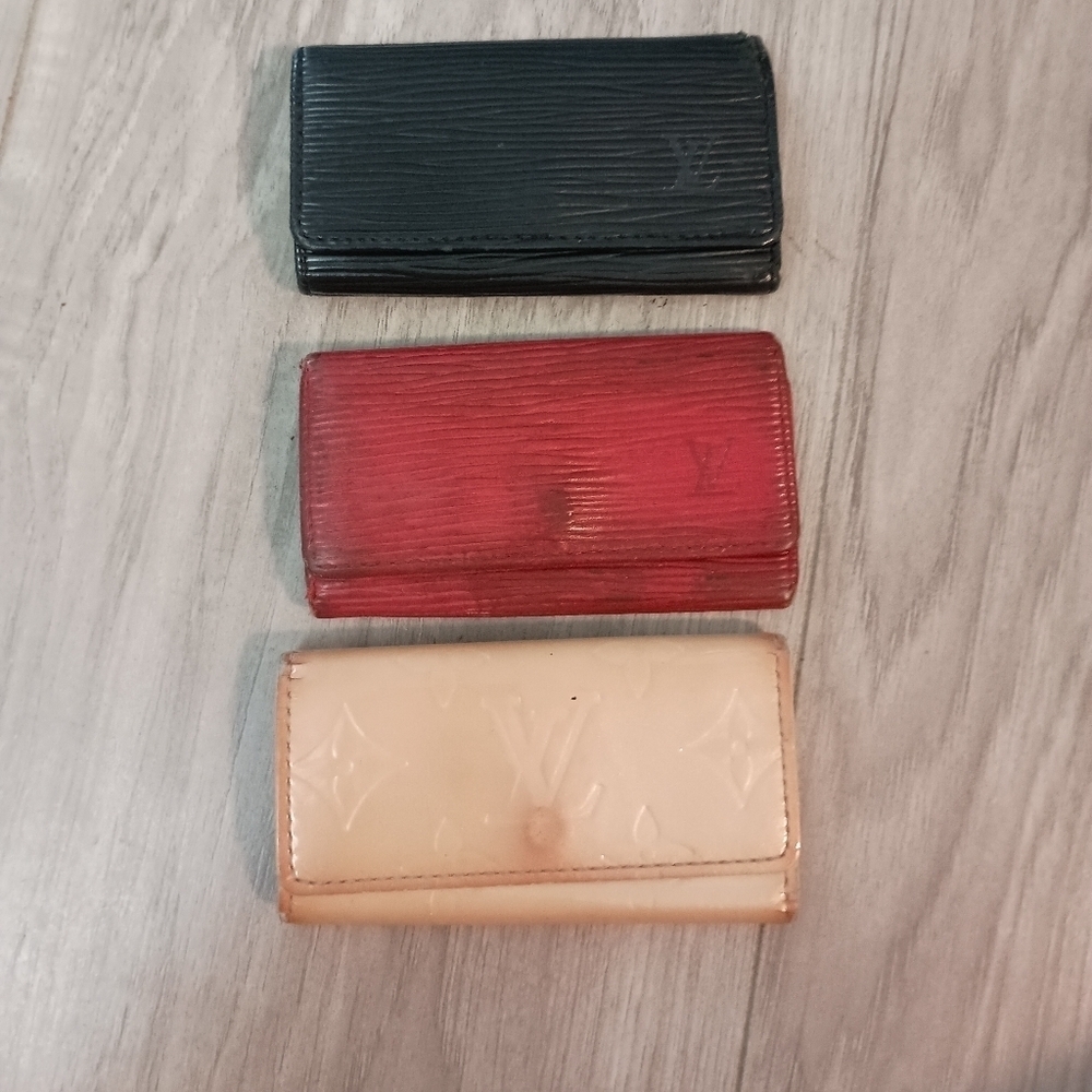 Louis Vuitton key cases / wallets Bundle of 3